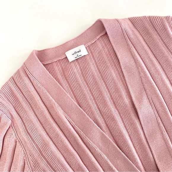 Aritzia Wilfred Plunge Front Cardigan - Picture 4 of 10